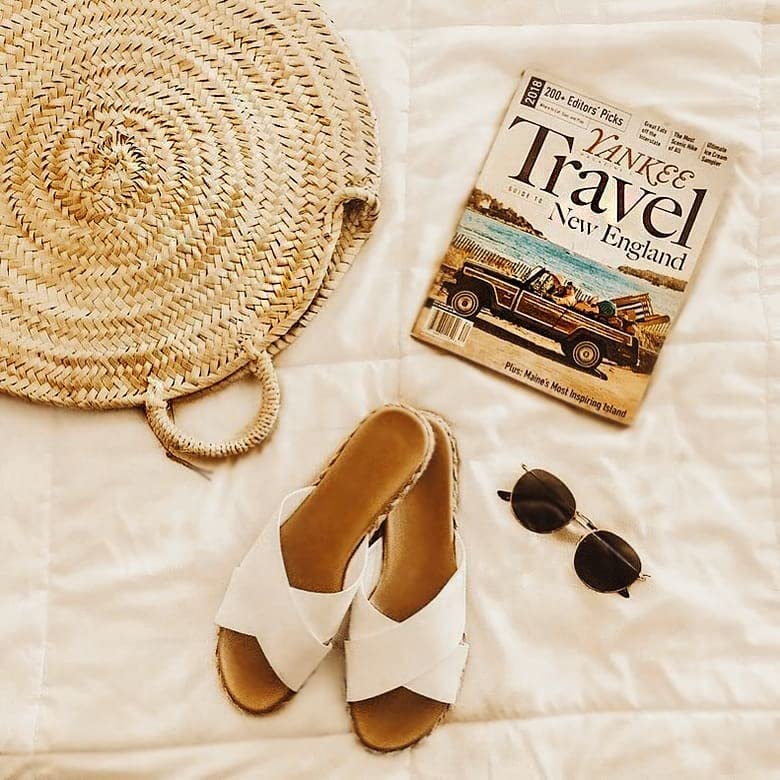 FRENCH BASKET round straw basket with leather handles_61mlcvRPL3L