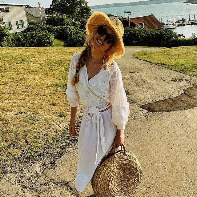 FRENCH BASKET round straw basket with leather handles_71tNRpIJgzL